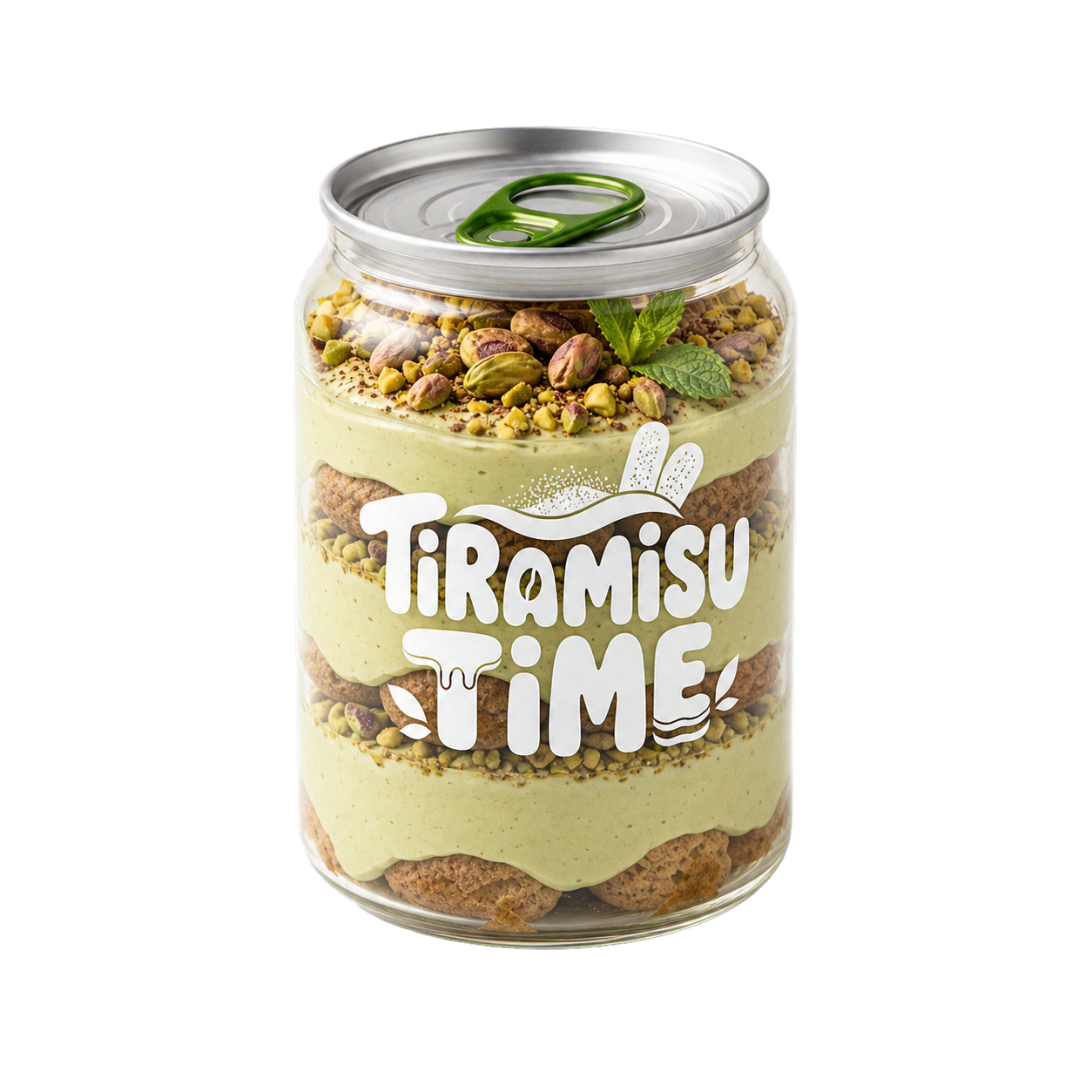 Roasted pistachio Tiramisu Time can